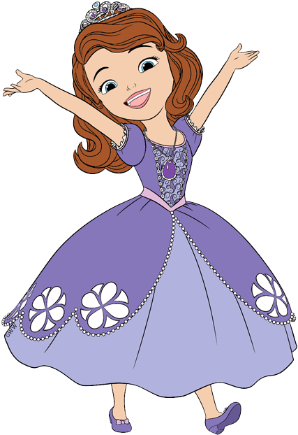 Sofia Clipart Amulet - Sofia The First New Dress Clip Art (431x628)