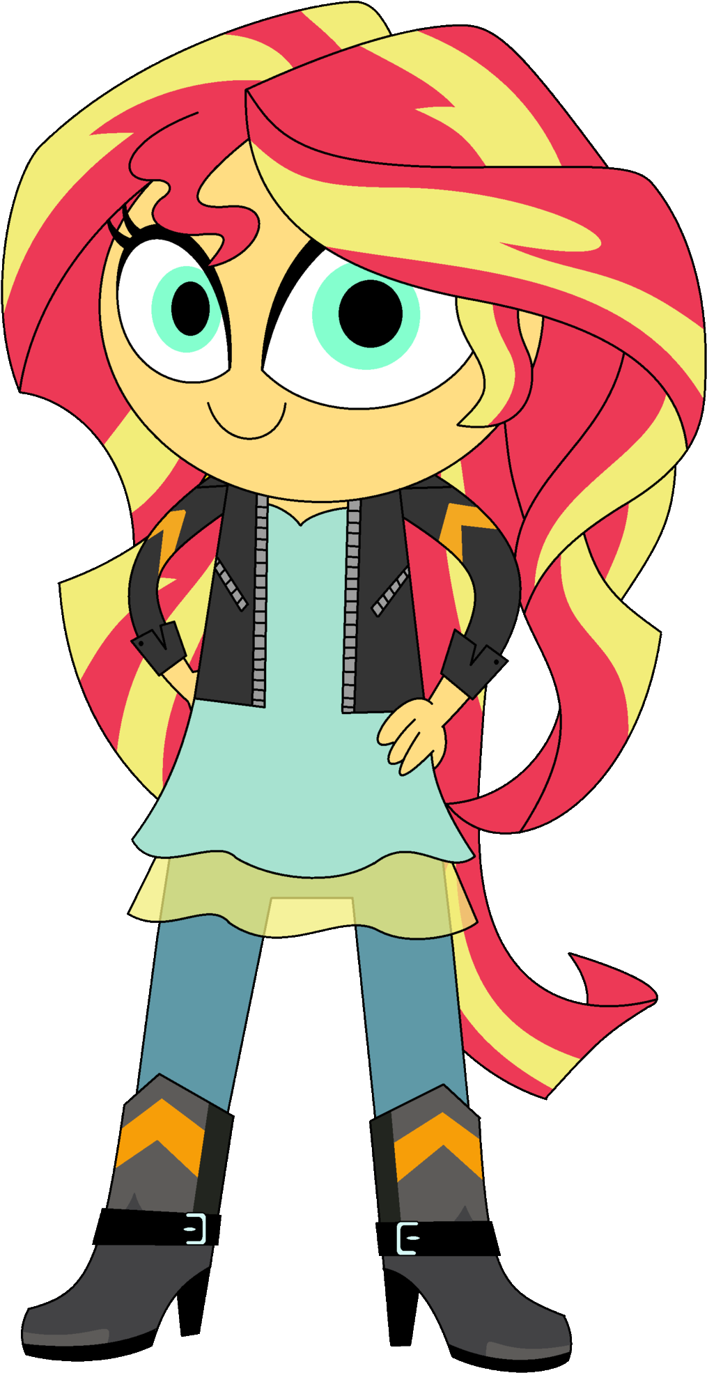 Sunset Shimmer By Ra1nb0wk1tty - Sunset Shimmer (1024x1977)