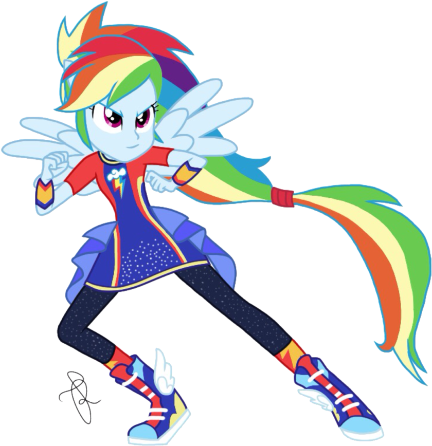 Rainbow Dash Friendship Power By Ilaria122 - Mlp Eg Forgotten Friendship Rainbow Dash (878x911)