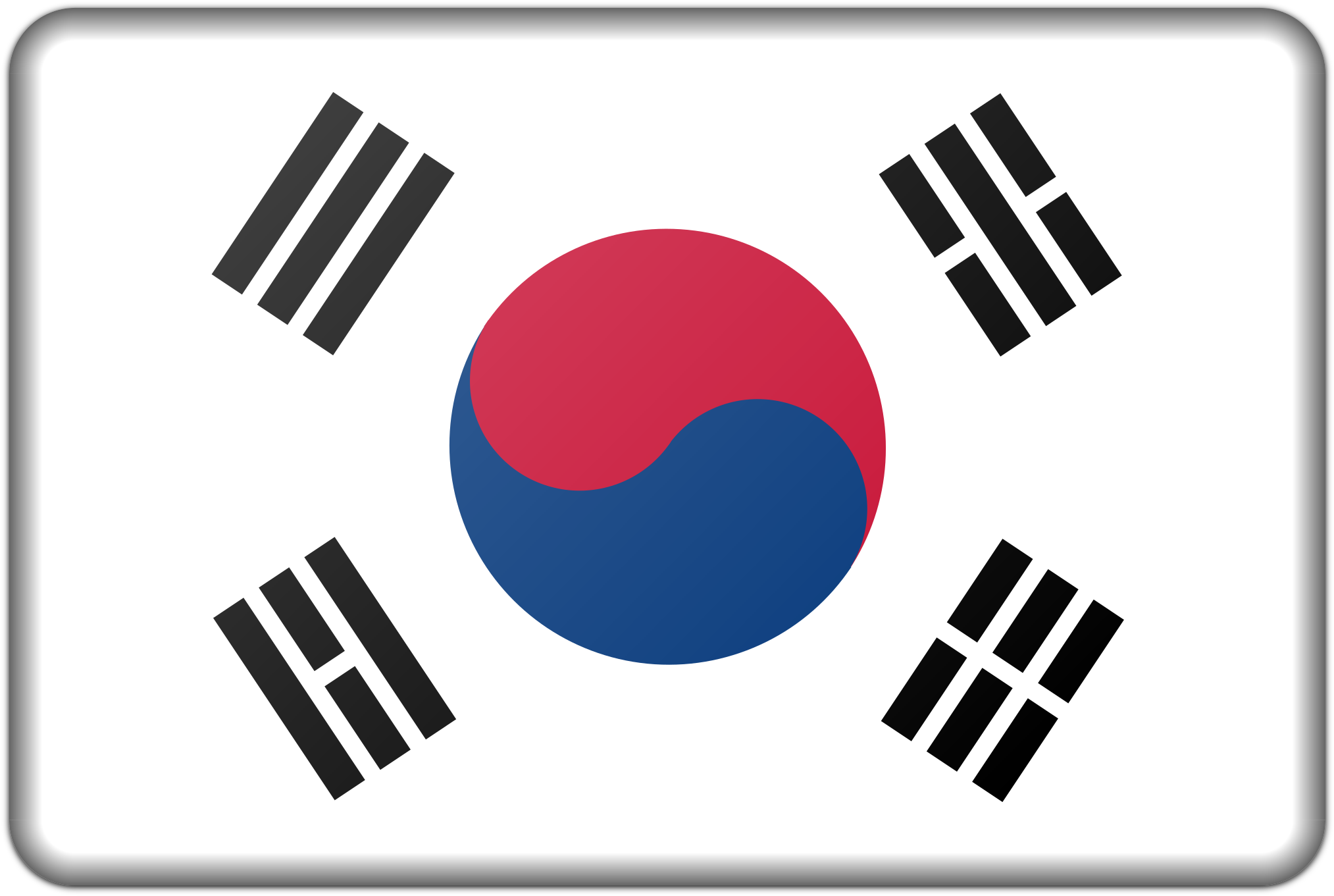 Korea Flag - South Korea Flag .png (2400x1600)