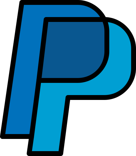 Paypal Clipart Blue - Portable Network Graphics (448x512)