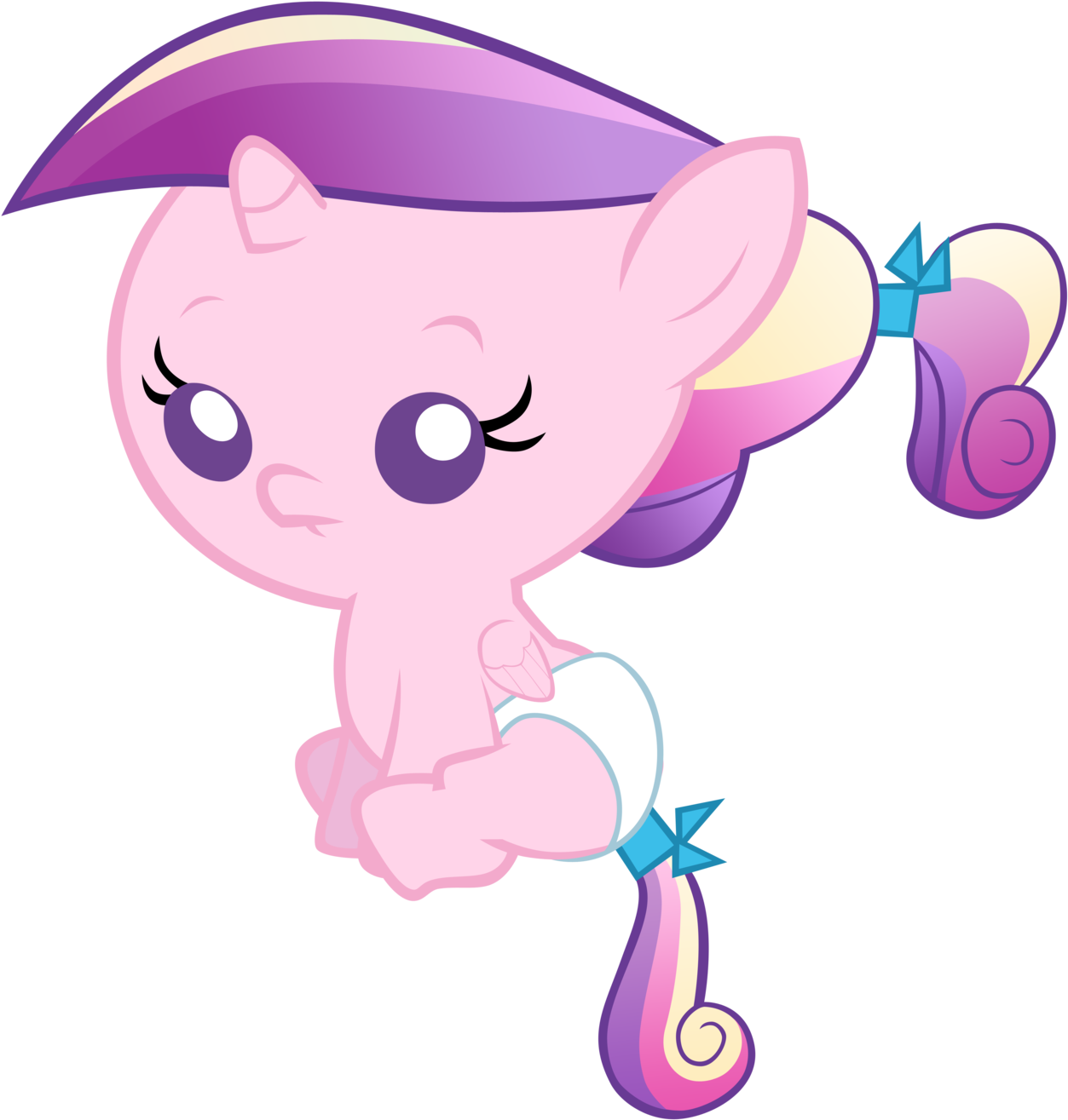 Rainbow Dash Twilight Sparkle Sweetie Belle Princess - My Little Pony Princess Cadence Baby (1280x1342)