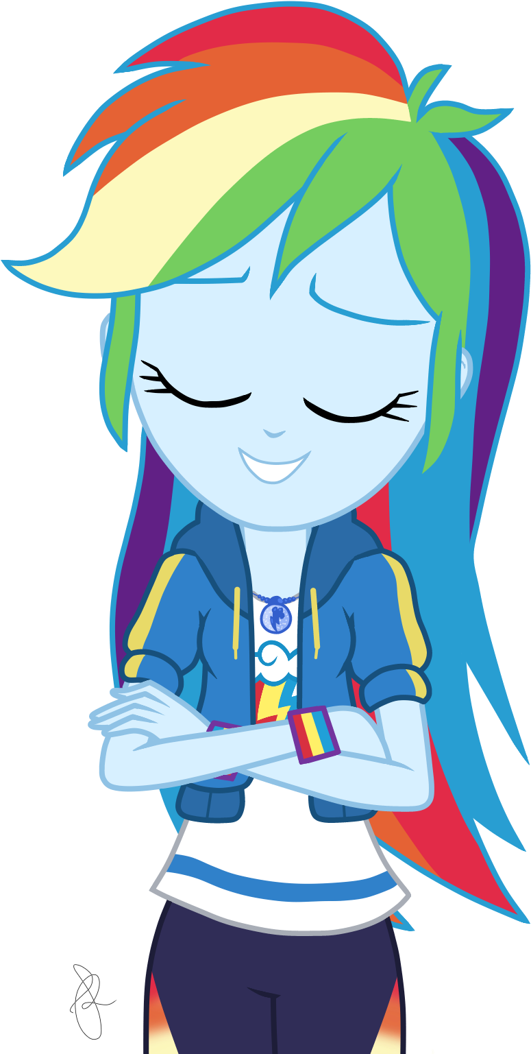 Ilaria122, Clothes, Crossed Arms, Cute, Equestria Girls, - Rainbow Dash (1000x1550)