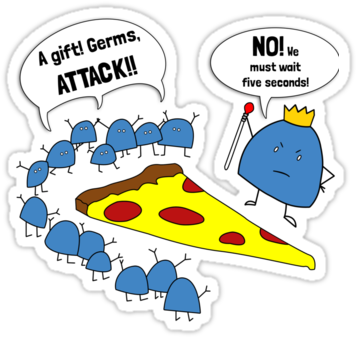 Germs Waiting For The 5 Second Rule (375x360)