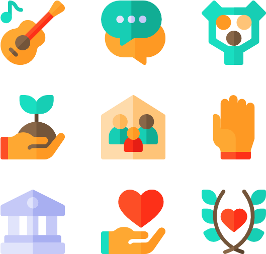 Peace And Human Rights - Human Rights Icons (600x564)