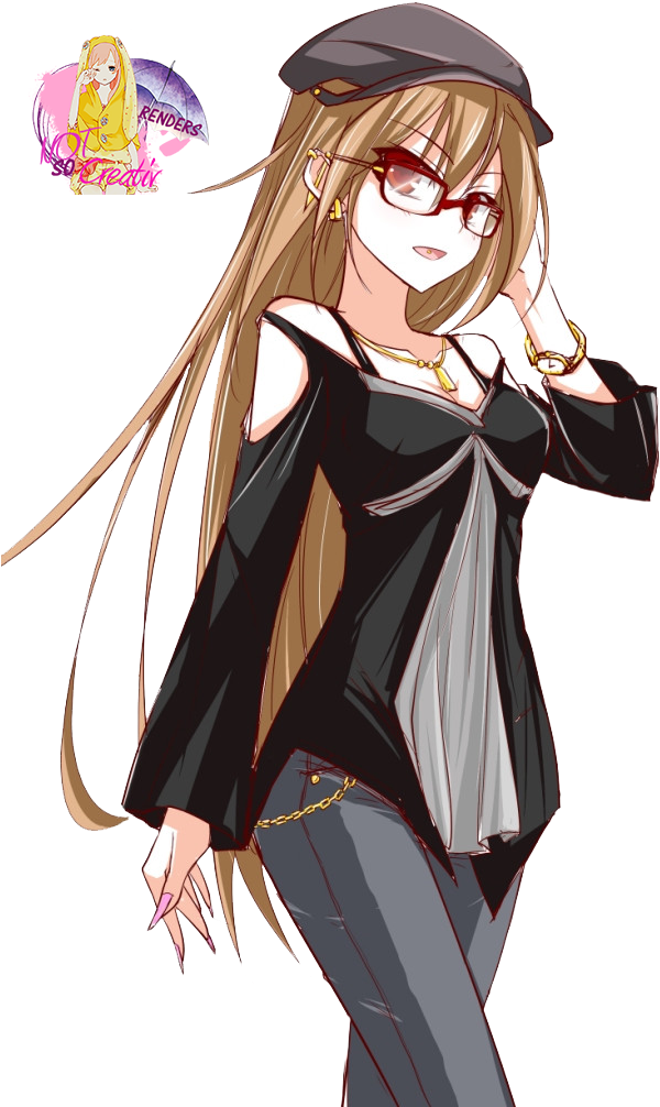 Anime Girl Render 13 By Notsocreativ-d9jowei - Anime (655x1024)