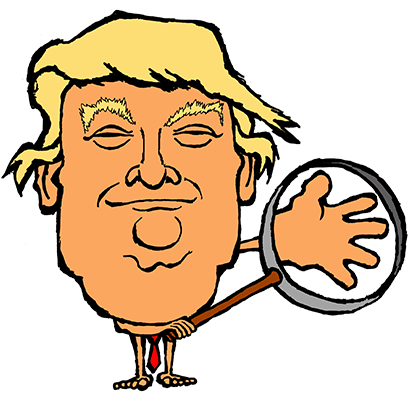 Trump Fat Heads Messages Sticker-8 - Trump Fat Heads Messages Sticker-8 (408x406)