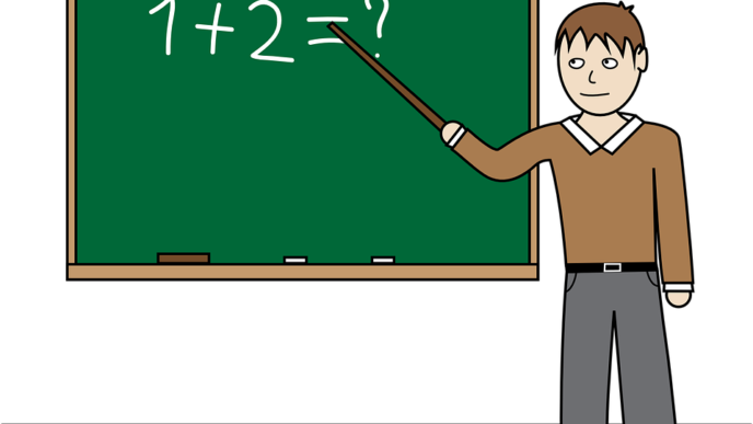 Professor Who Made Death Threat Against Trump Won't - Maths Teacher Clipart (688x387)