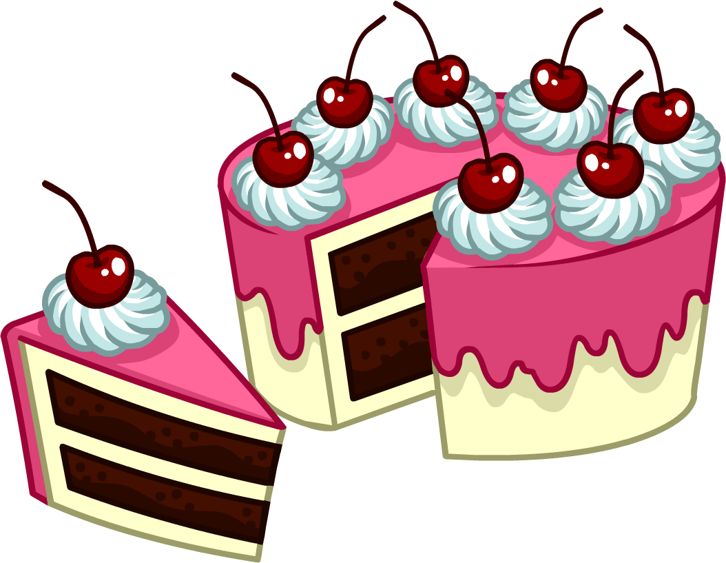 Puffle Care Catalog Icons Food 8 Peice Cake - Happy Birthday Feb 5 (1054x817)