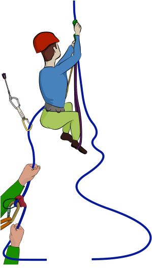 How To Prusik Up A Climbing Rope - Prusik (300x556)