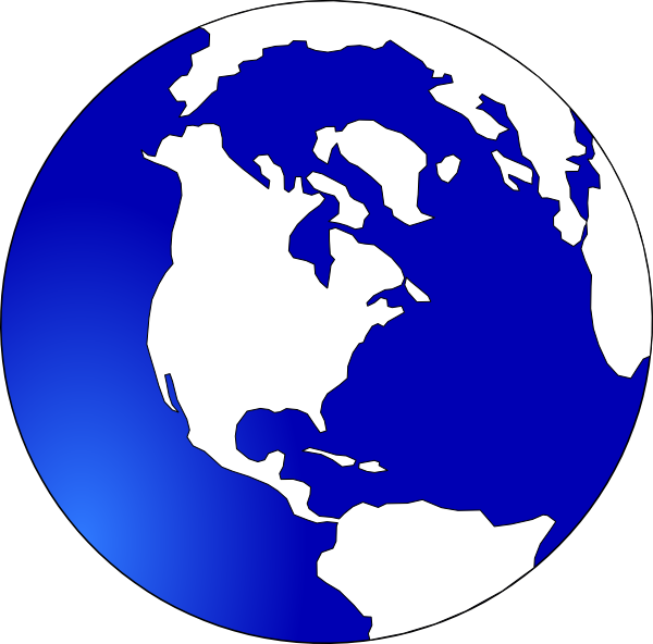 Globe Blue And White (600x592)