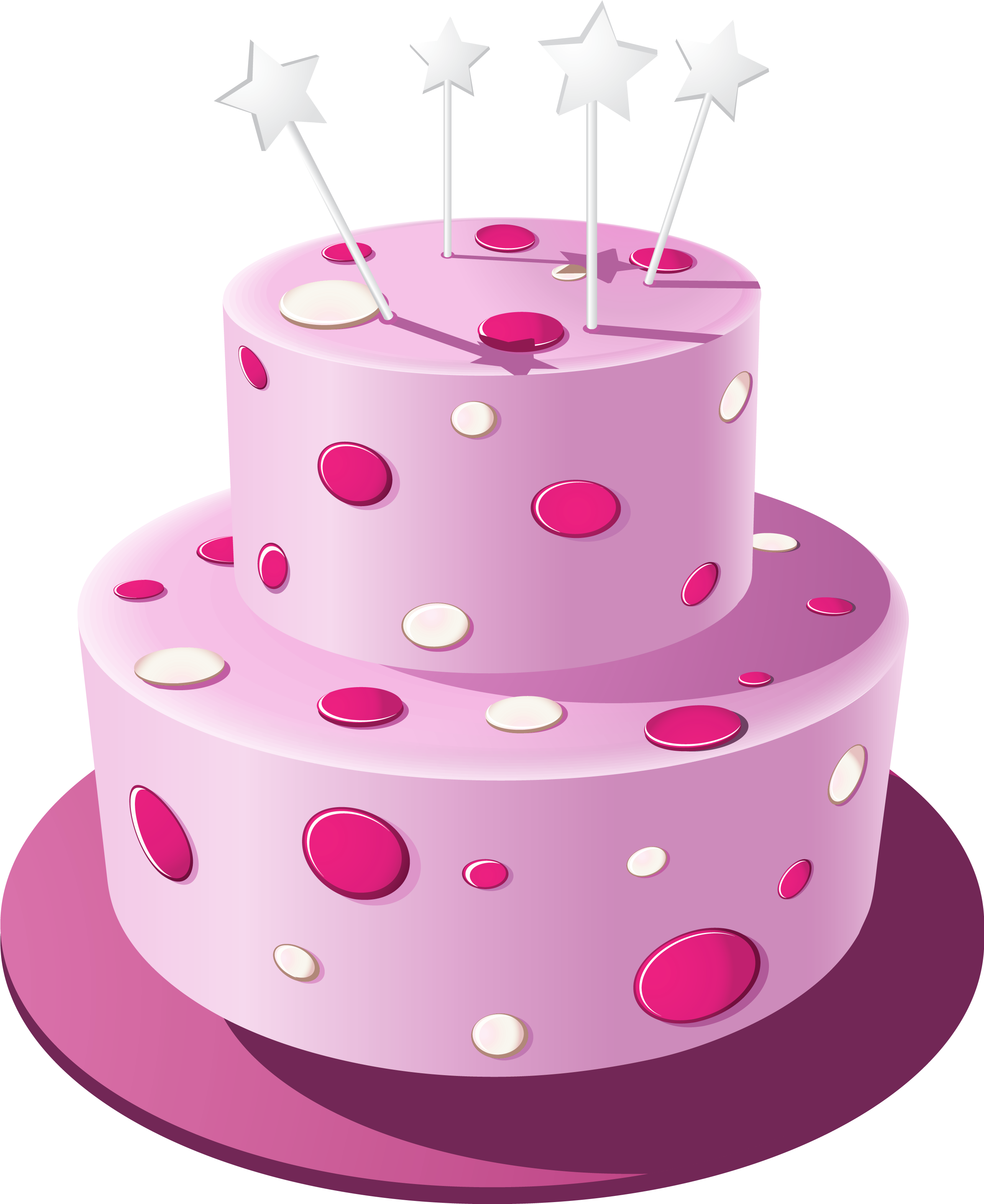 Clipart Pink Cake Png Image Gallery Yopriceville High - Birthday Cakes Clip Art Png (2798x3439)