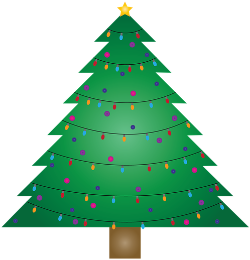 Christmas Tree Christmas December Holiday - Christmas Tree (556x720)