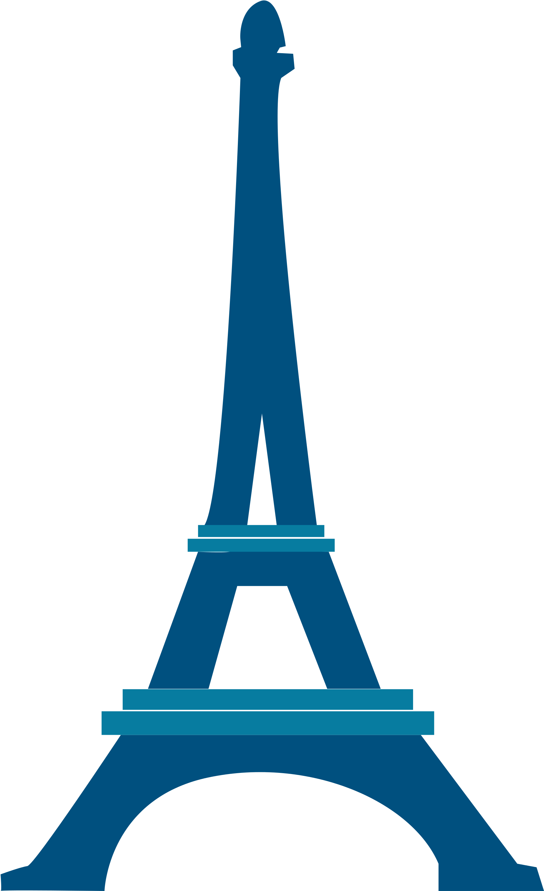 Blue Clipart Eiffel Tower - Eiffel Tower Adobe Illustrator (2000x3078)