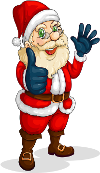 Santa Claus Reindeer Christmas Drawing - Christmas Day (500x500)