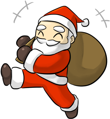 Sanya Clipart Jolly - Christmas Santa Cartoon Png (466x460)