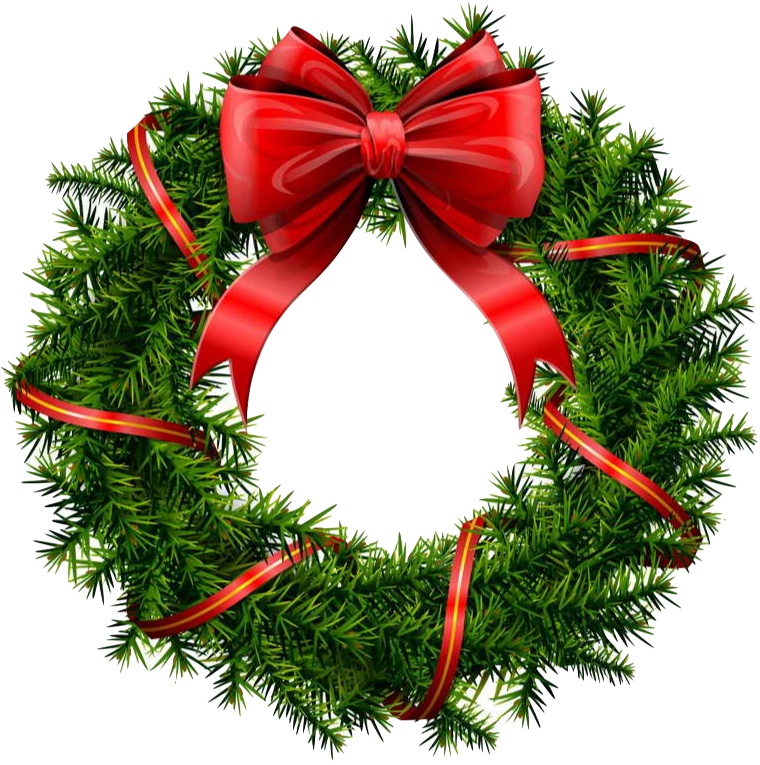 Clipart Christmas Party Clipart Panda Free Clipart - Christmas Wreath Png Transparent (760x765)