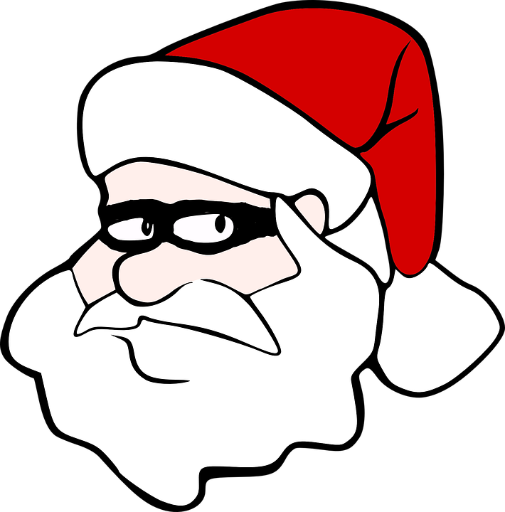 Santa Claus Santa Christmas Xmas Winter Holiday - Cartoon Santa Face Png (710x720)