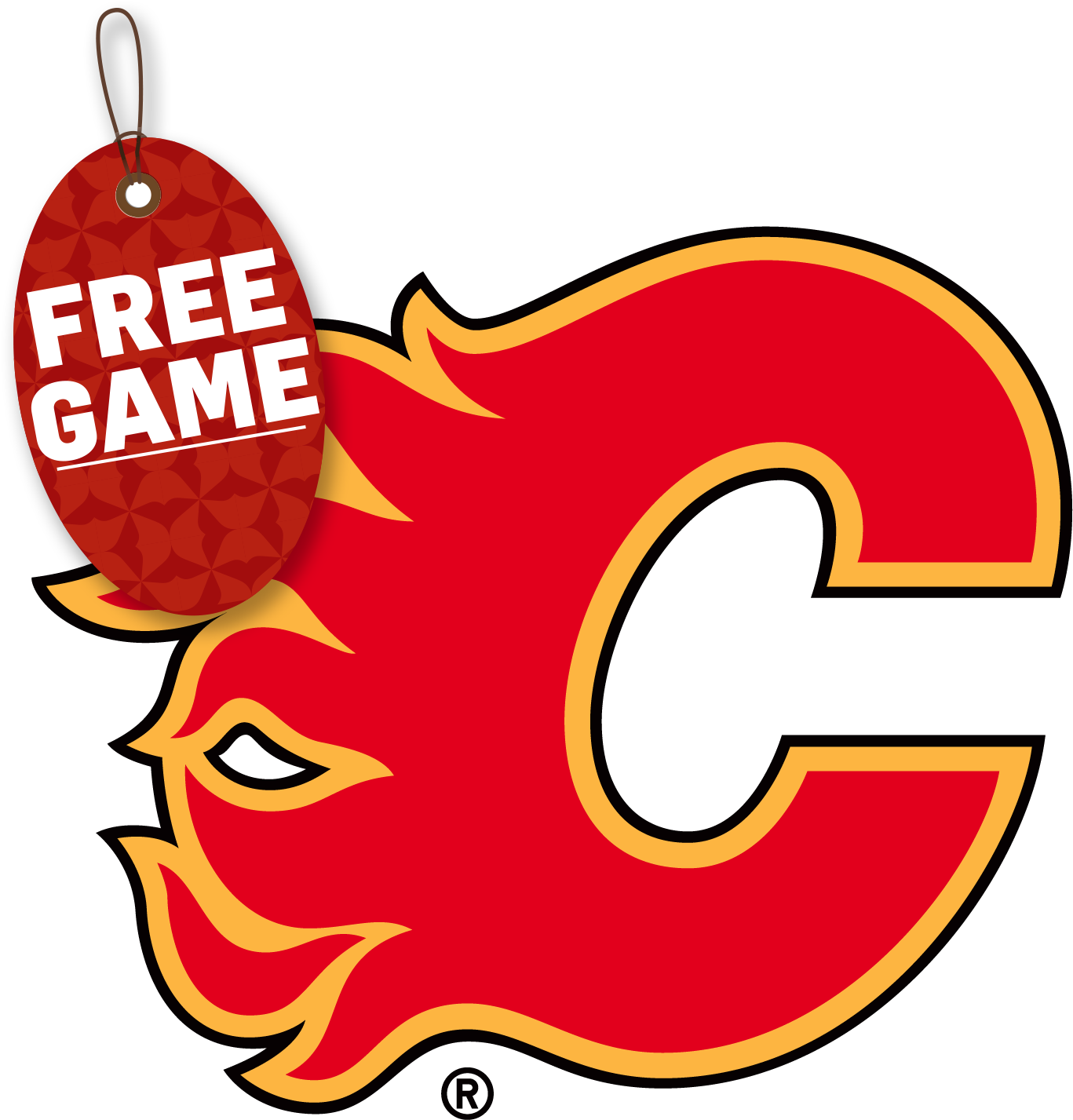 3-game Holiday Pack - Calgary Flames Logo Png (1500x1500)