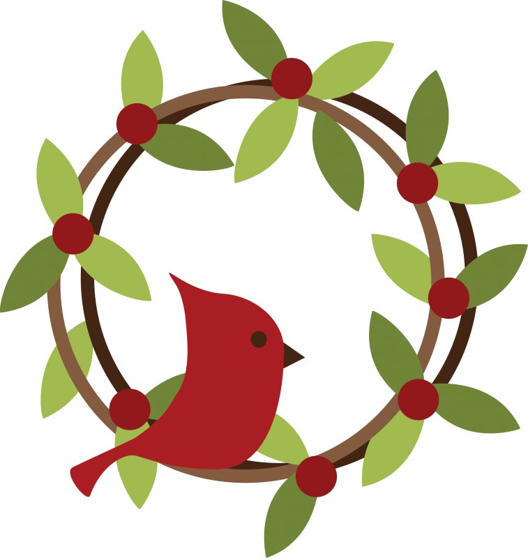 Christmas Red Bird Clip Art - Christmas Bird Clip Art (757x800)