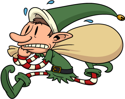 Christmas Elves Messages Sticker-3 - Christmas Elf (408x408)
