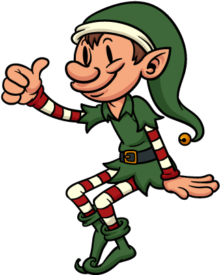 Christmas Elves Messages Sticker-1 - Christmas Elf (408x408)
