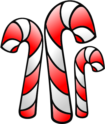 Peppermint Candy Clip Art - Candy Cane (426x500)