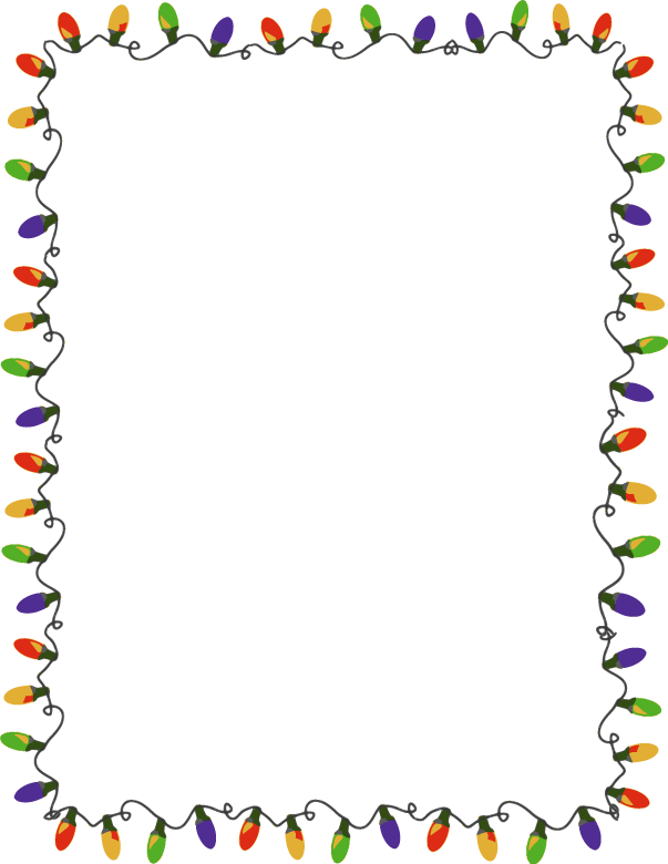 Free Christmas Borders Clipart Of Free Printable Christmas - Sweets Border Clipart (603x780)