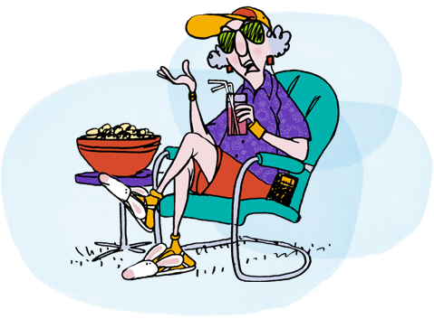 Greeting Cards, Ecards And More - Maxine 2018 Daily Calendar (482x360)