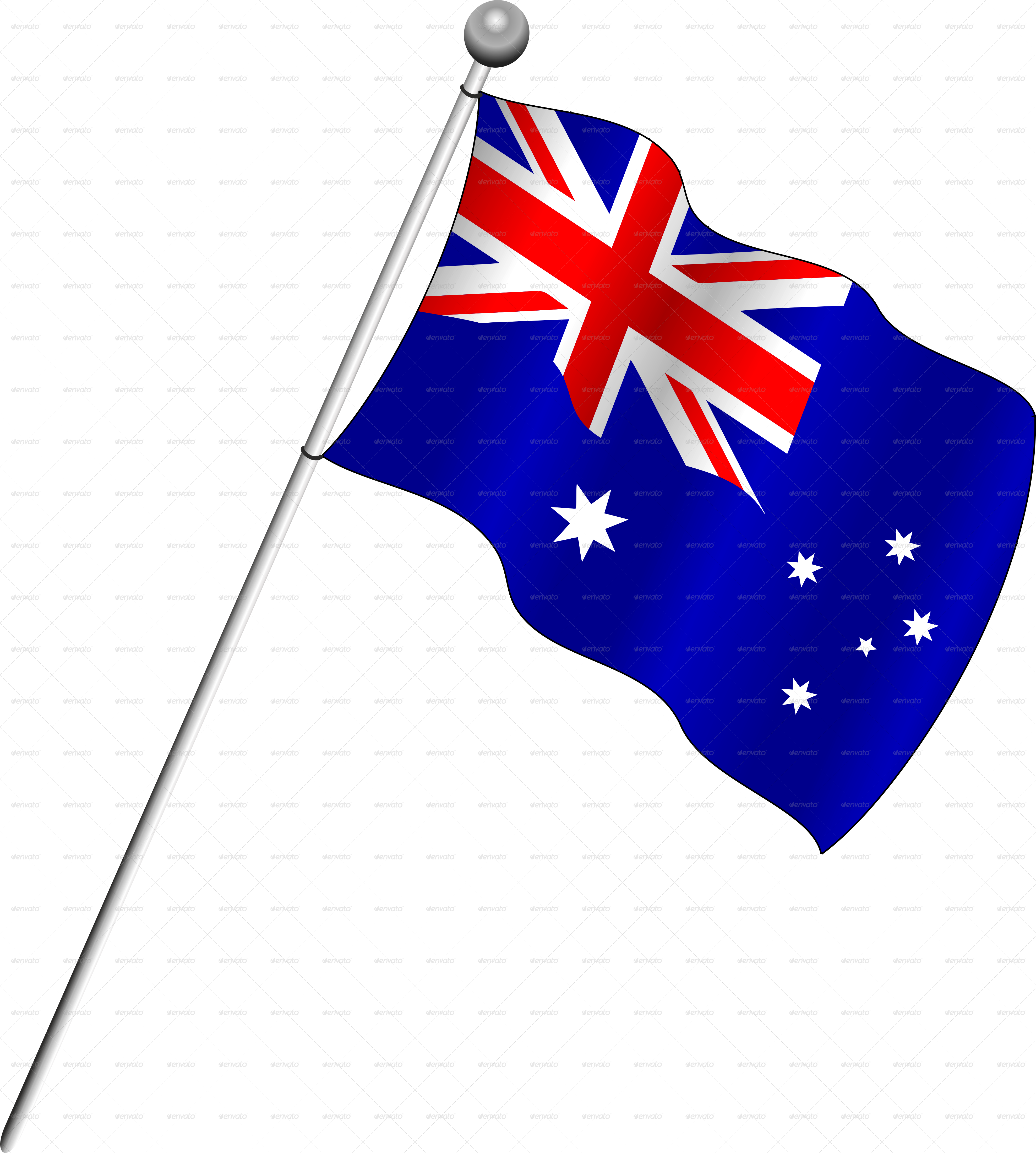 Australia Flag Png Transparent Images - Flag Of Australia Png (3954x4399)