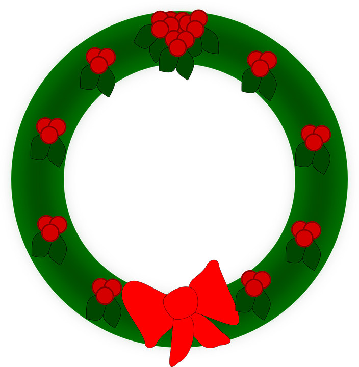 Wreath Christmas Decoration Holidays Xmas - Holiday Reef (704x720)