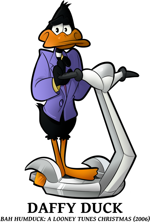 Looney Tunes Christmas Clipart Pictures - Bah Humduck A Looney Tunes Christmas Characters (620x900)