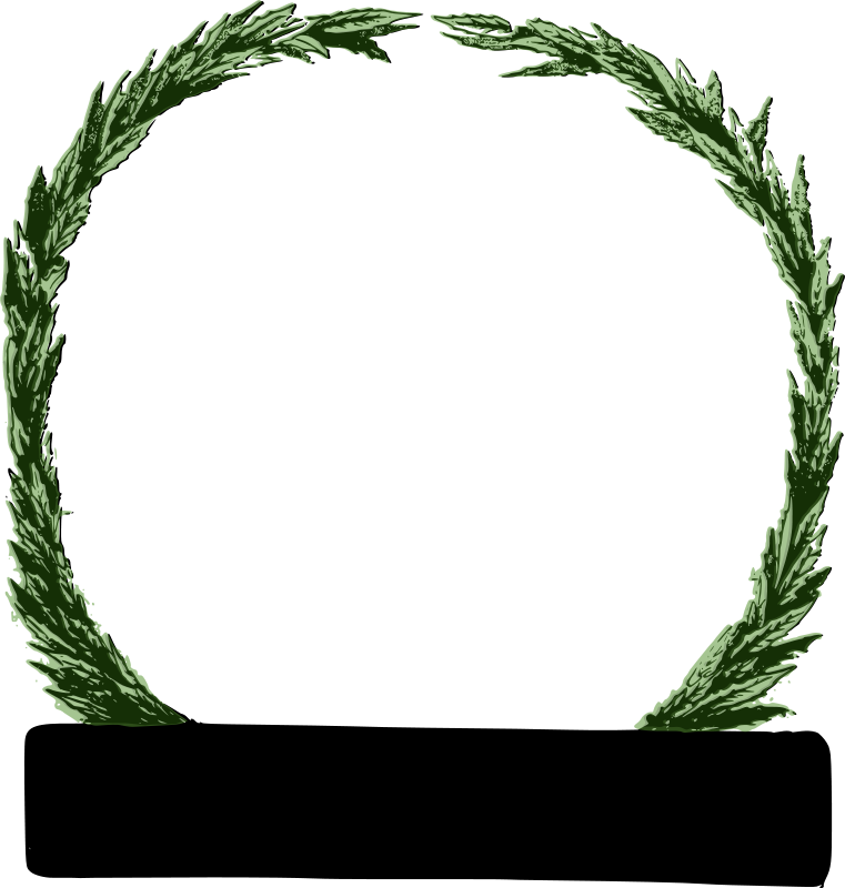 Free Peace Wreath Free Christmas - Clip Art (761x800)