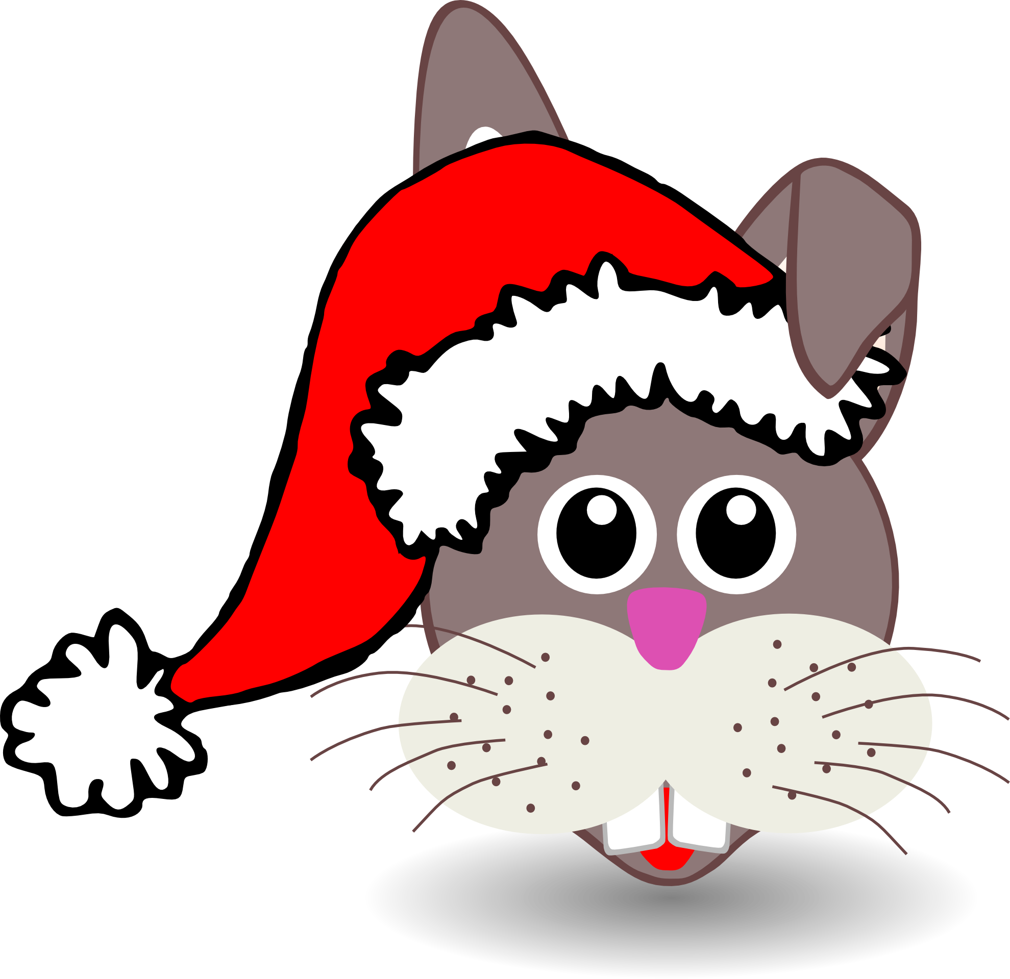 Xmas Stuff For Christmas Hats Gif - Santa Hat Clipart (1979x1919)