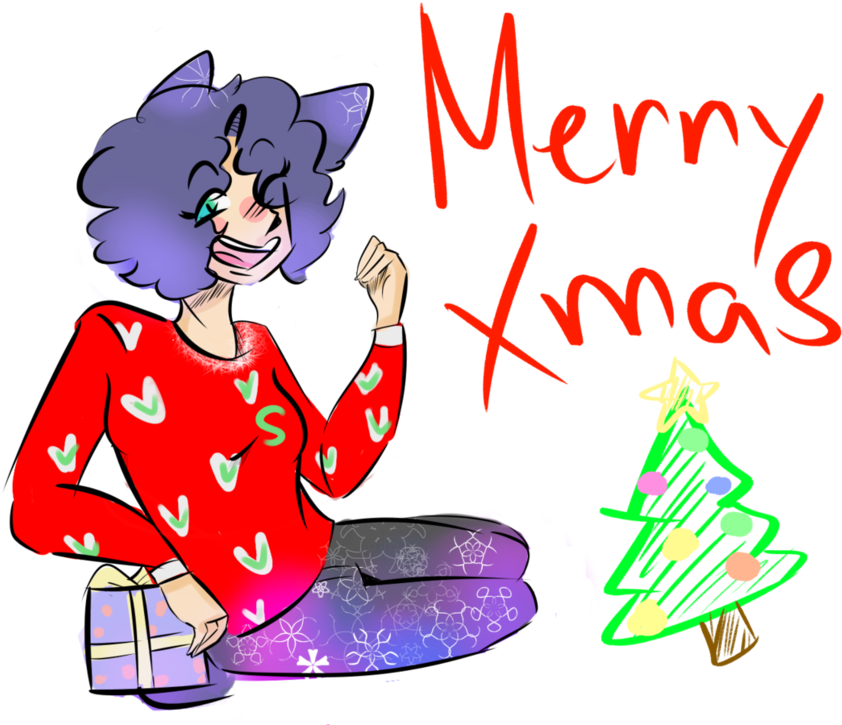 Merry Christmas Ya'll By Katelynmcd - Drawing (1032x774)