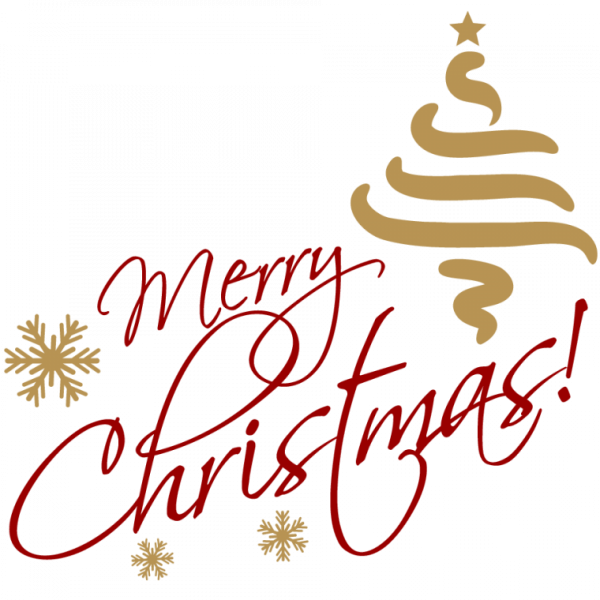 Merry Christmas Png - Merry Christmas Text Art (600x600)