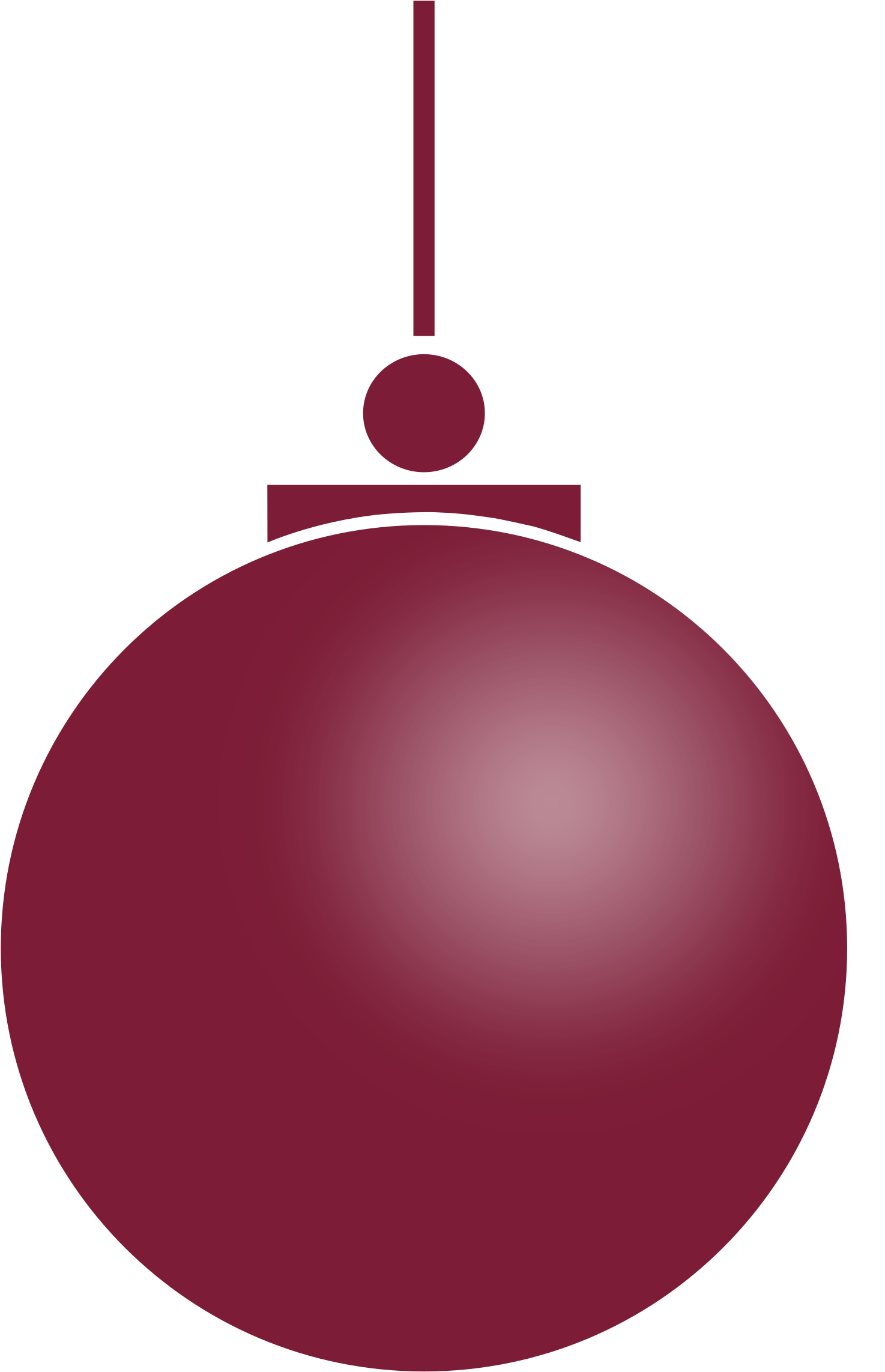 Big Image - Christmas Red Ball (1600x2400)