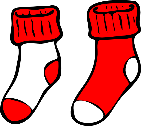Socks Clip Art (600x539)