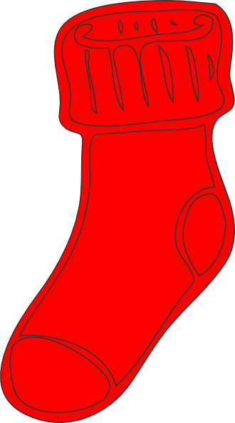 Sock Clip Art (330x593)