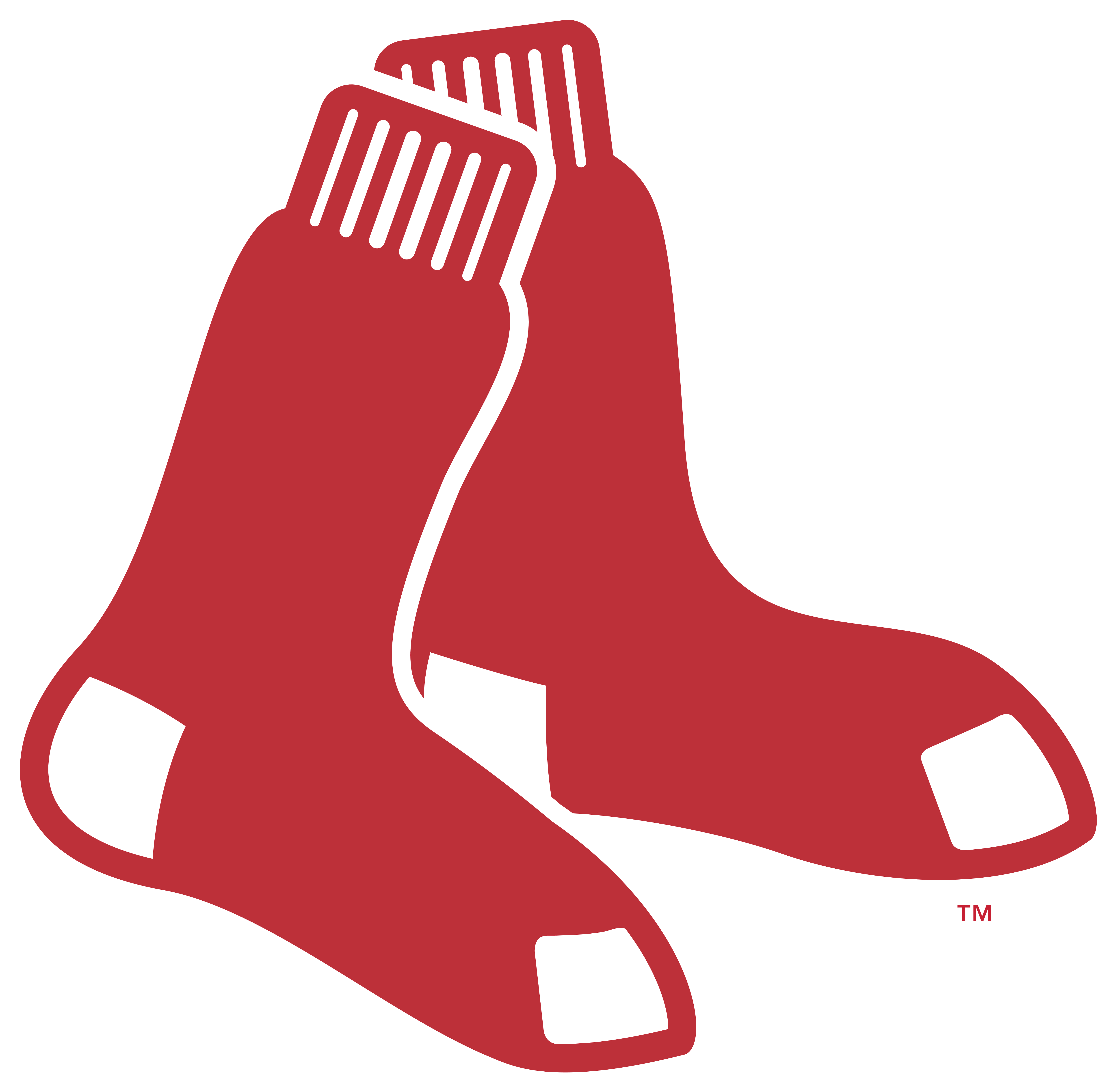 Ted Socks Clip Art - Red Sox Logo Png (5000x4888)