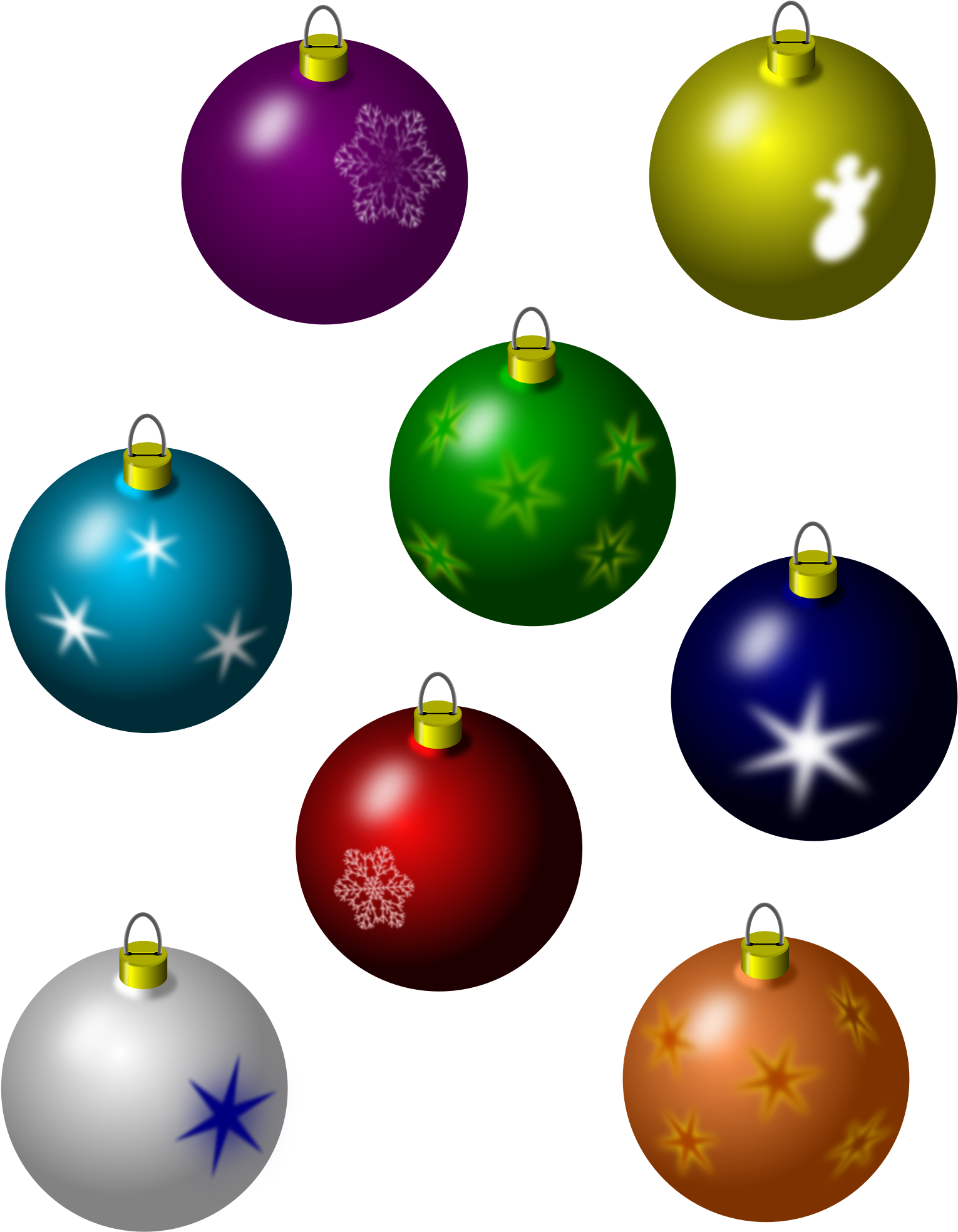 Big Image - Christmas Decorations Vector Green (1697x2400)