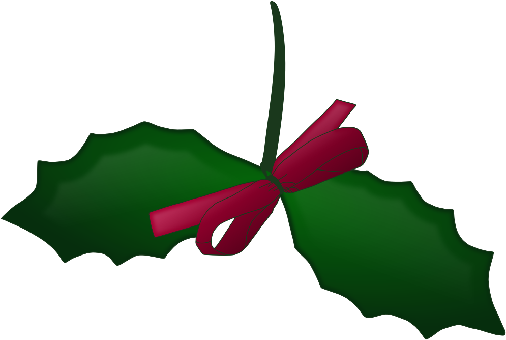 Christmas Holly - ภาพ คริสต์มาส Png (1000x714)
