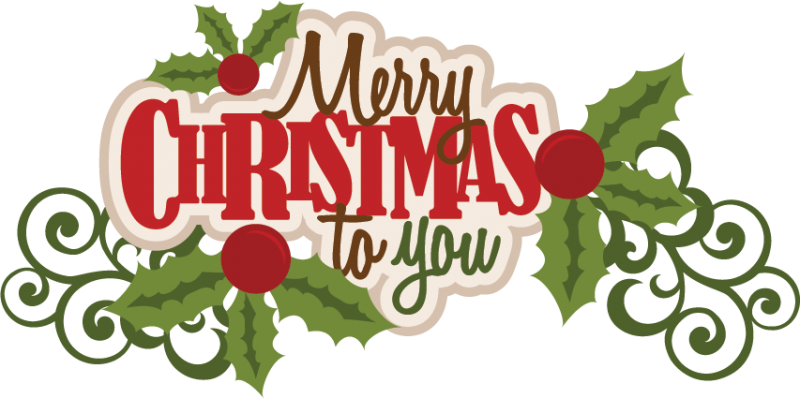 Merry Christmas Text Png Image - Merry Christmas To You (800x398)