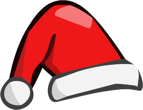 Santa Claus Hat - Santa Claus Hat Logo (464x356)