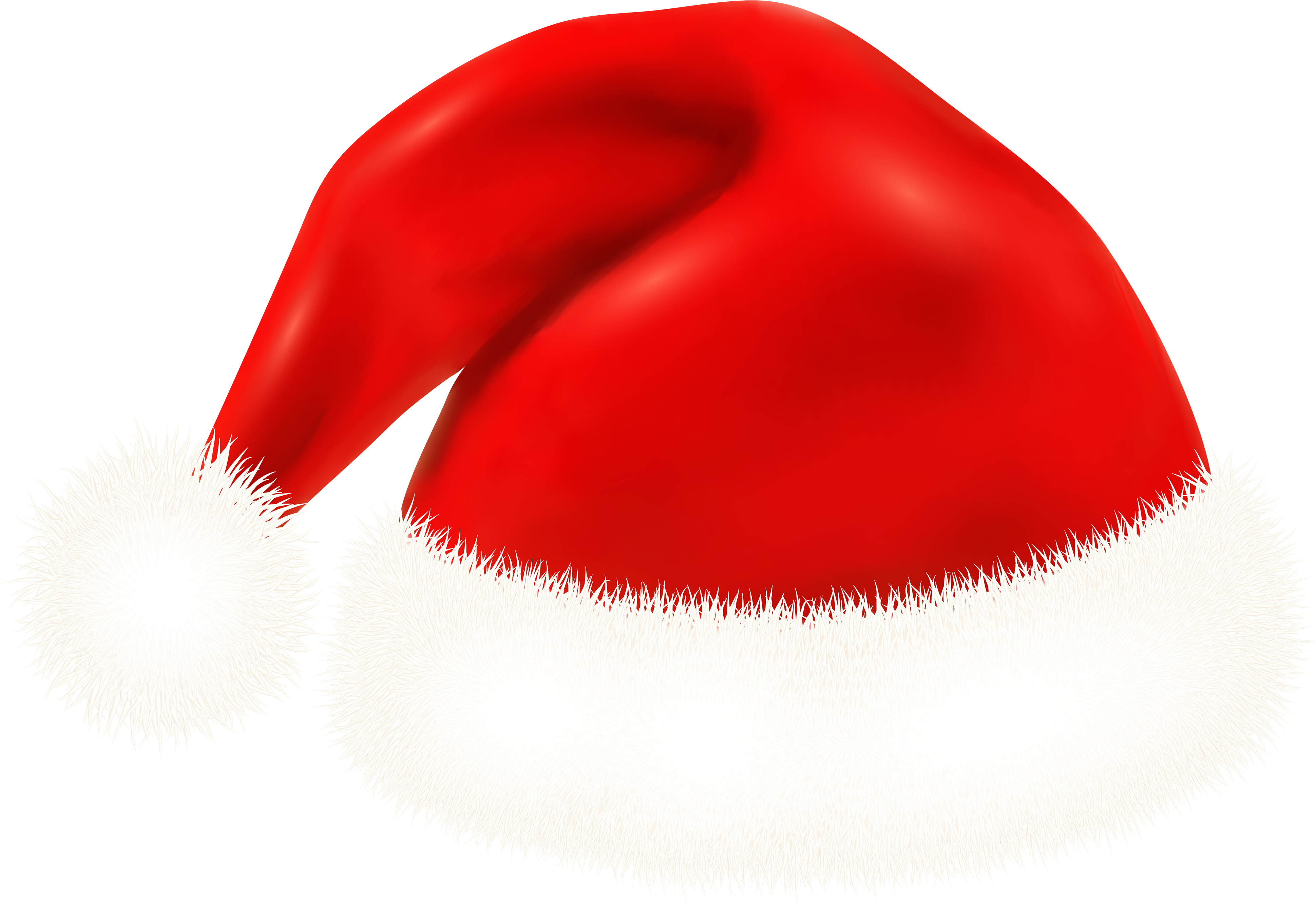 Clip Art Santa Claus Hat - Beanie (4000x2748)