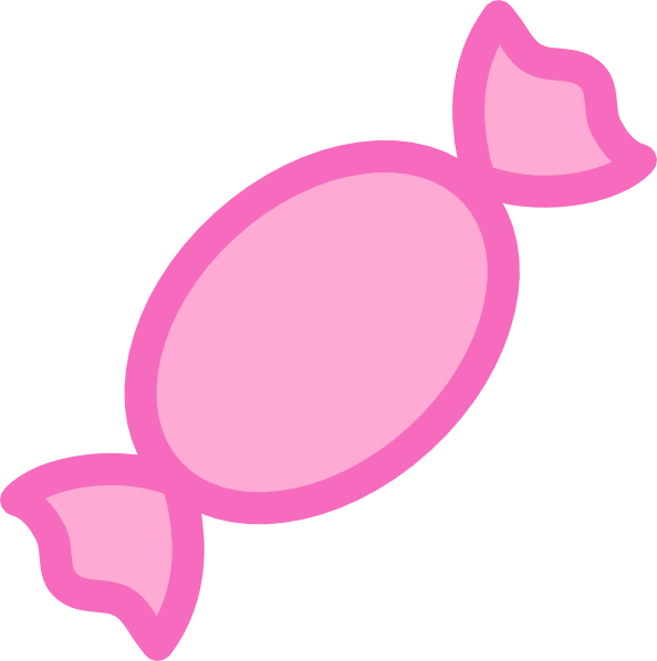 Precious Candy Clipart Pink Clip Art At Clker Com Vector - Pink Candy Clipart (594x598)