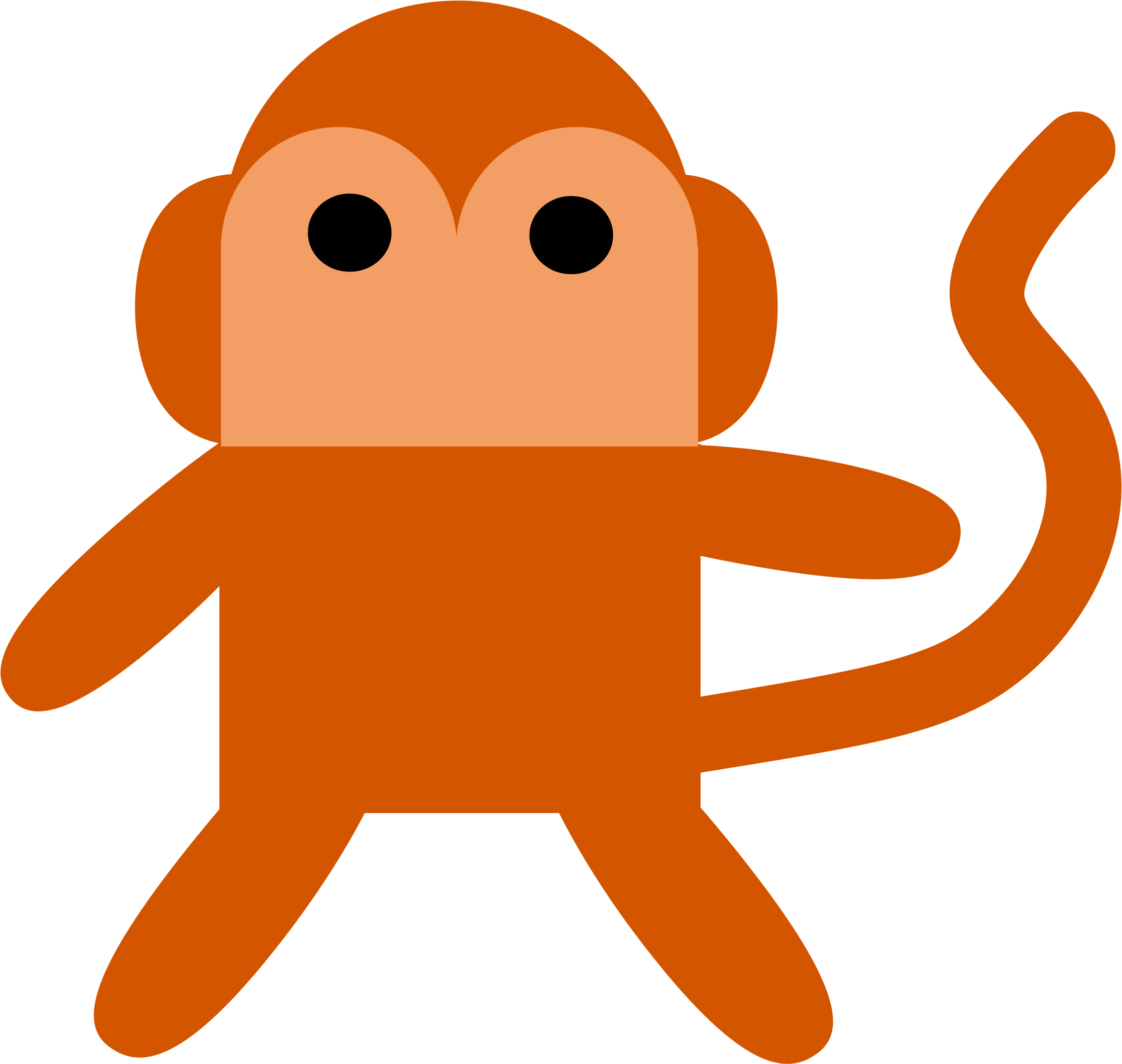 Stuffed Animal Clipart Christmas - Monkey Clip Art (2400x2276)