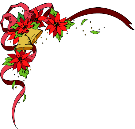 Christmas Border Png Pic - Christmas Greetings In Italian (441x421)