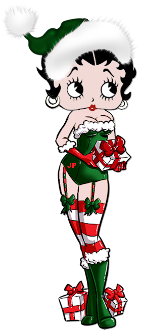 Betty Boop Tattoos, Christmas 2016, Merry Christmas, - Betty Boop Para Colorear (386x693)