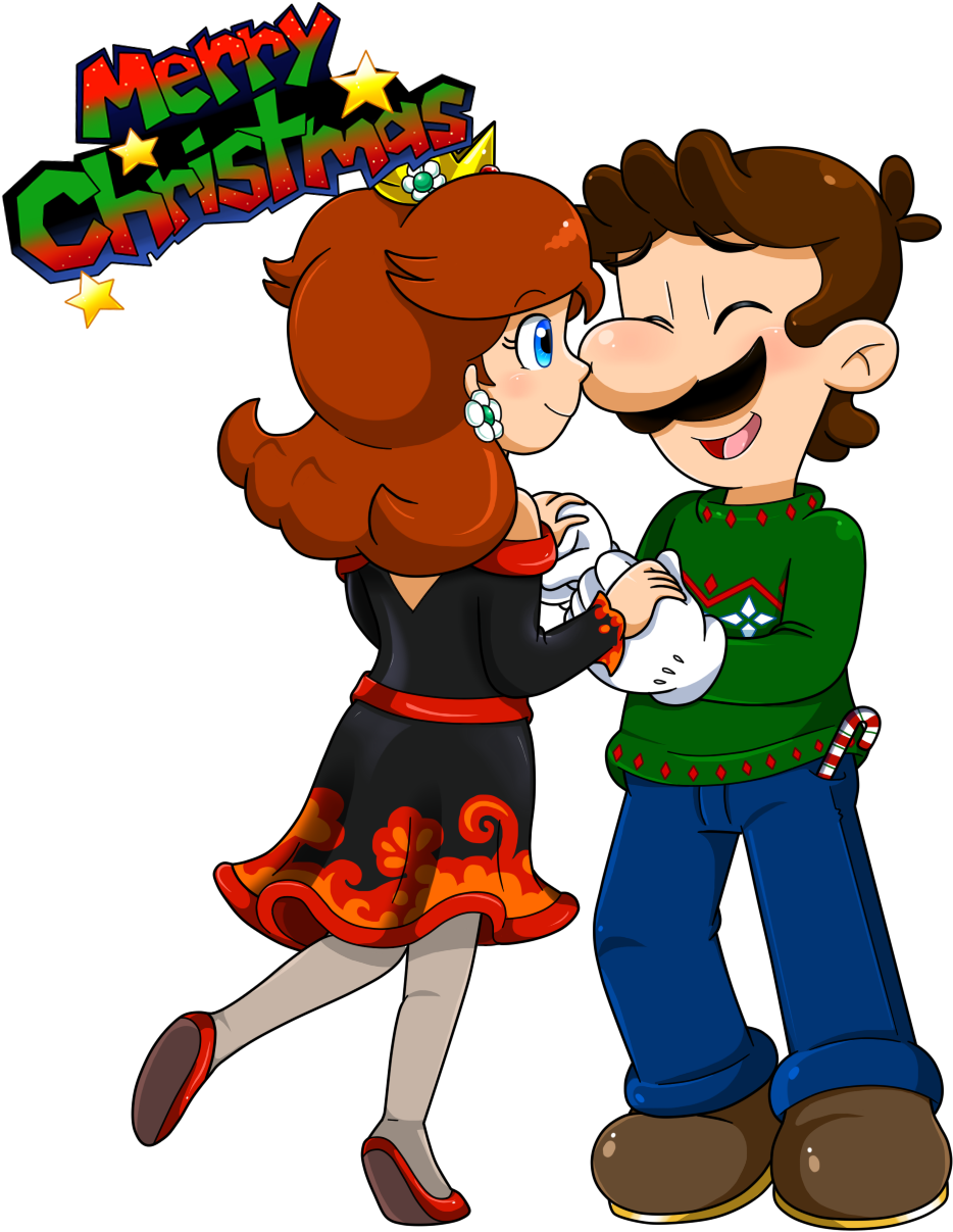 Merry Christmas 2017 By Nintendrawer Merry Christmas - Mario Nintendrawer (1276x1284)